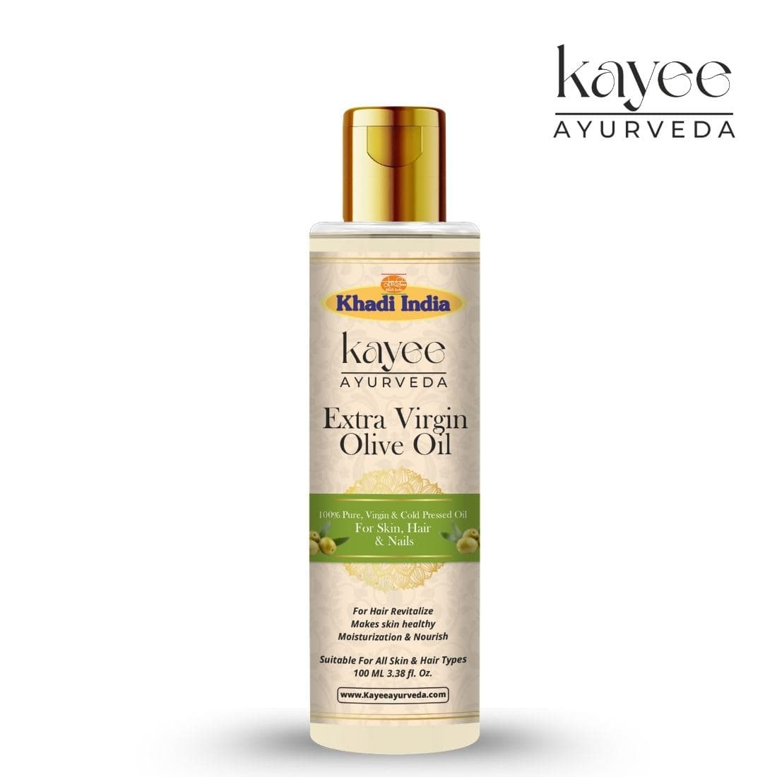 Kayee Ayurveda Extra Virgin Olive Oil 100ml