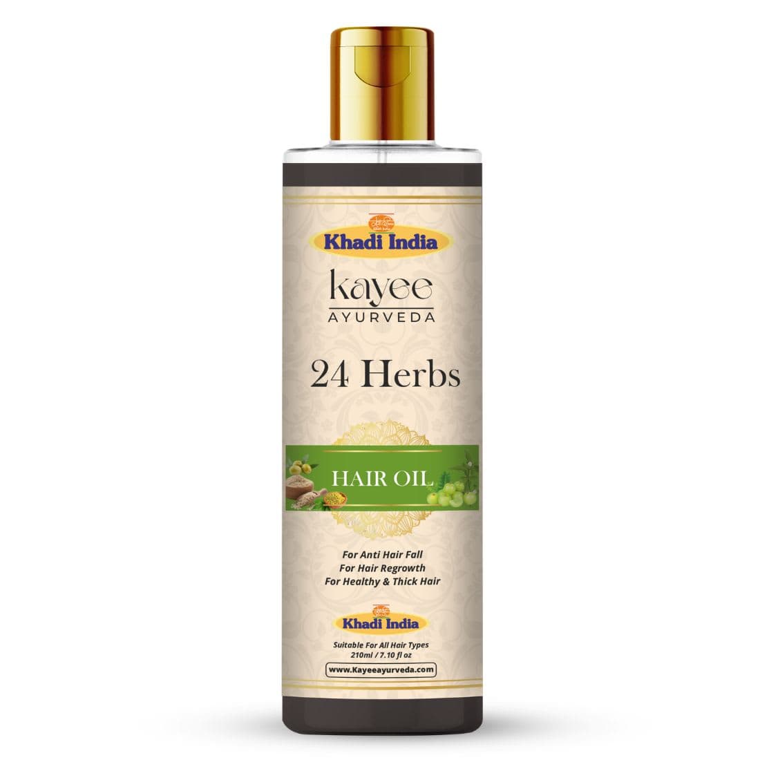 Kayee Ayurveda 24 Herbs Hair Oil 210ml