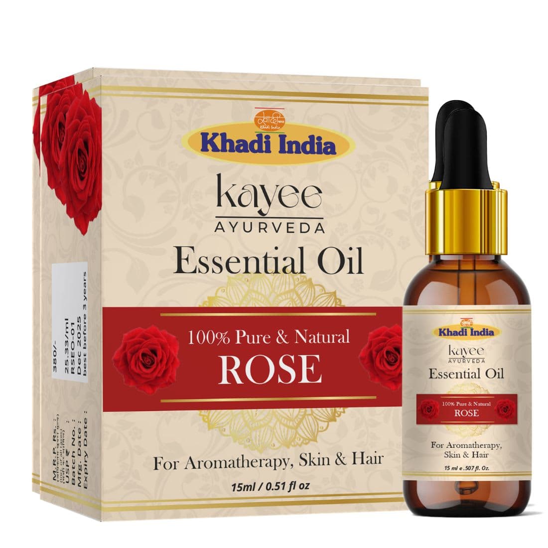 Kayee Ayurveda Rose Essential oil 15ml