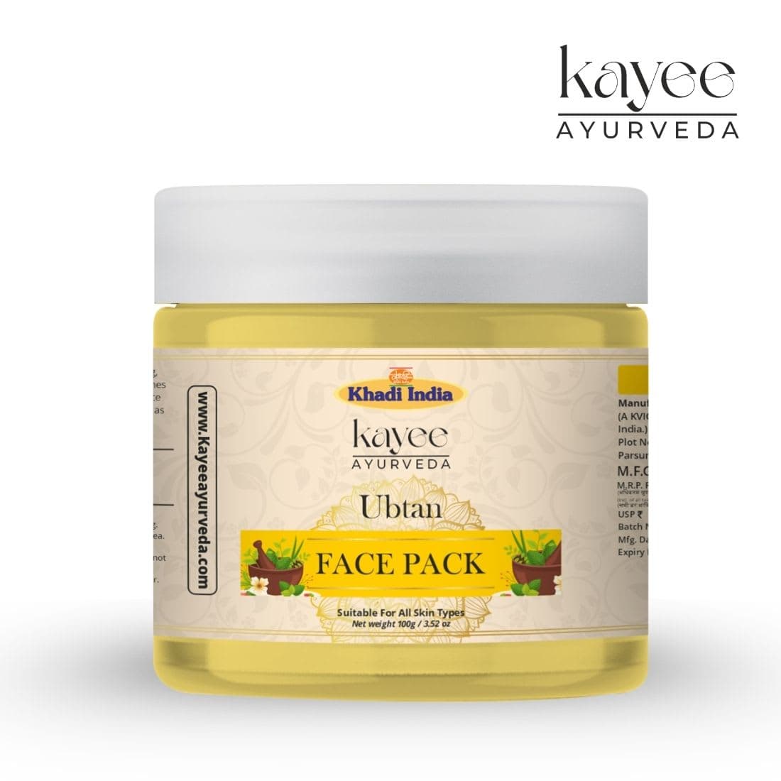 Kayee Ayurveda Ubtan Face Pack 100gm