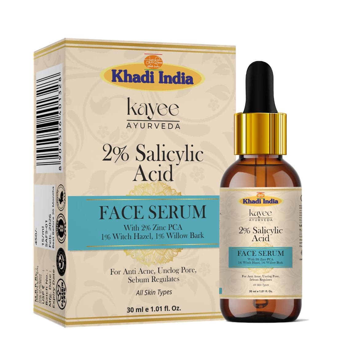 Kayee Ayurveda 2% Salicylic Acid Face Serum 30ml