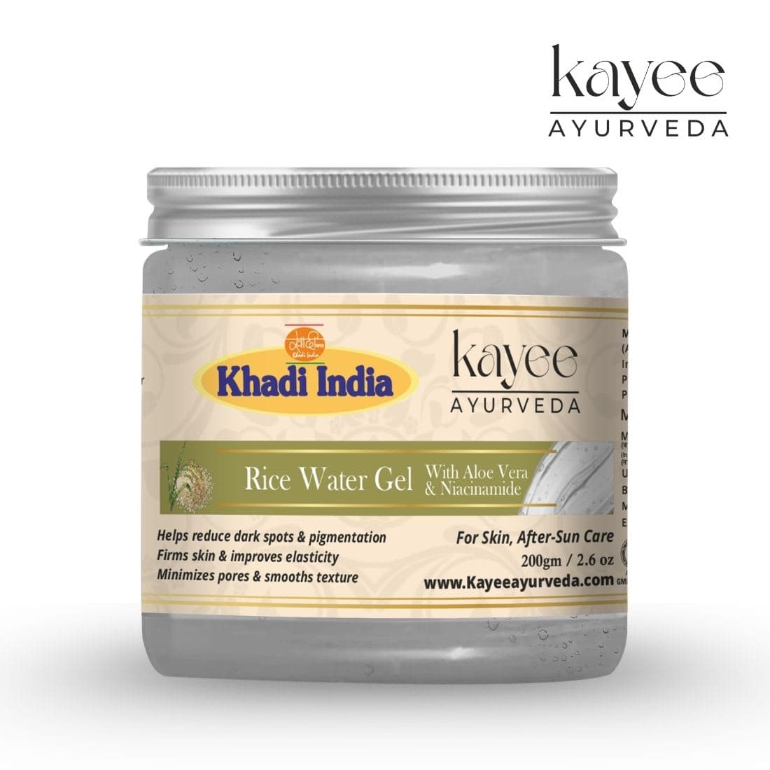 Kayee Ayurveda Rice Water Gel 200gm
