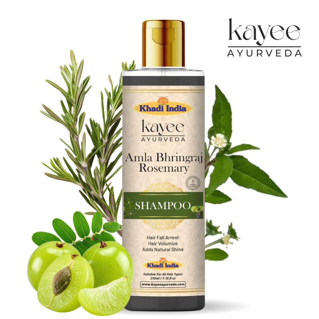 Kayee Ayurveda Amla Bhringraj Rosemary Shampoo 200ml