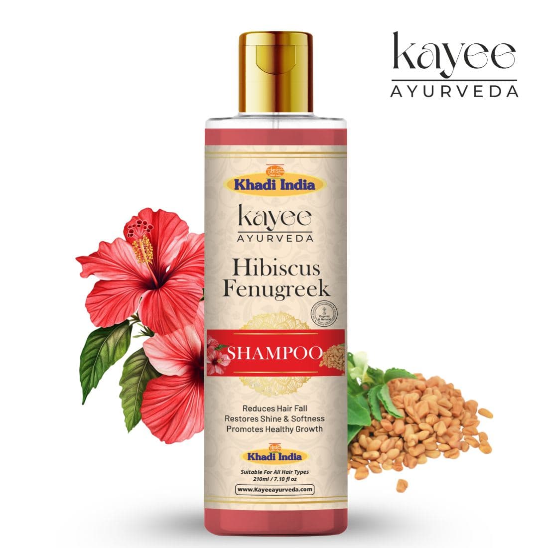 Kayee Ayurveda Hibiscus Fenugreek Shampoo 200ml
