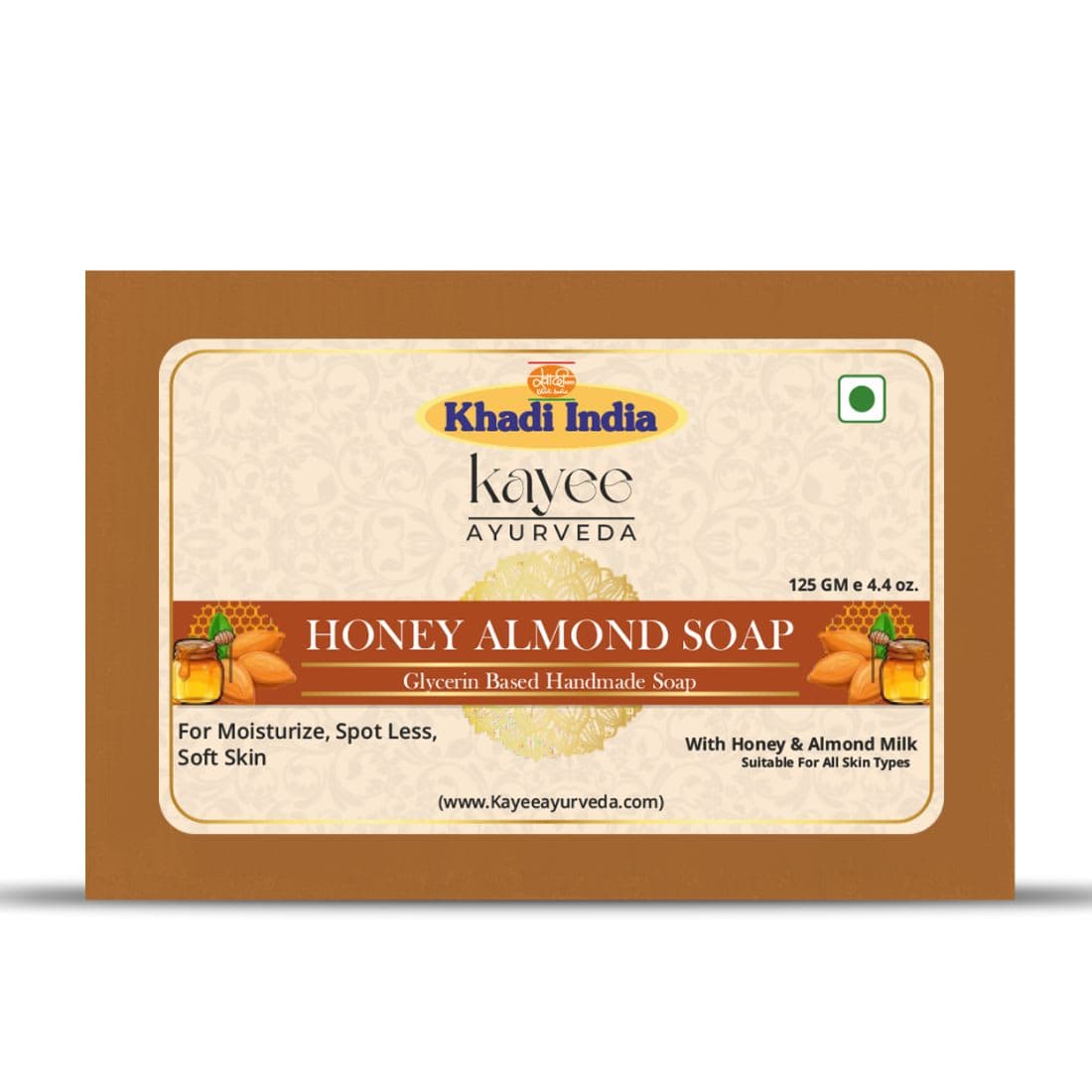Kayee Ayurveda Honey Almond Soap 125gm