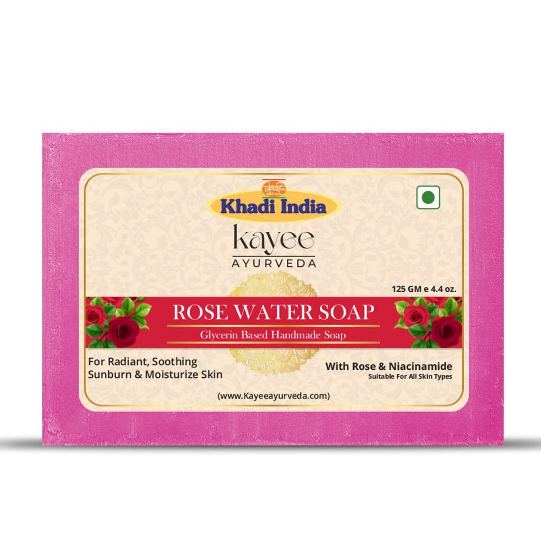 Kayee Ayurveda Rose Water Soap 125gm